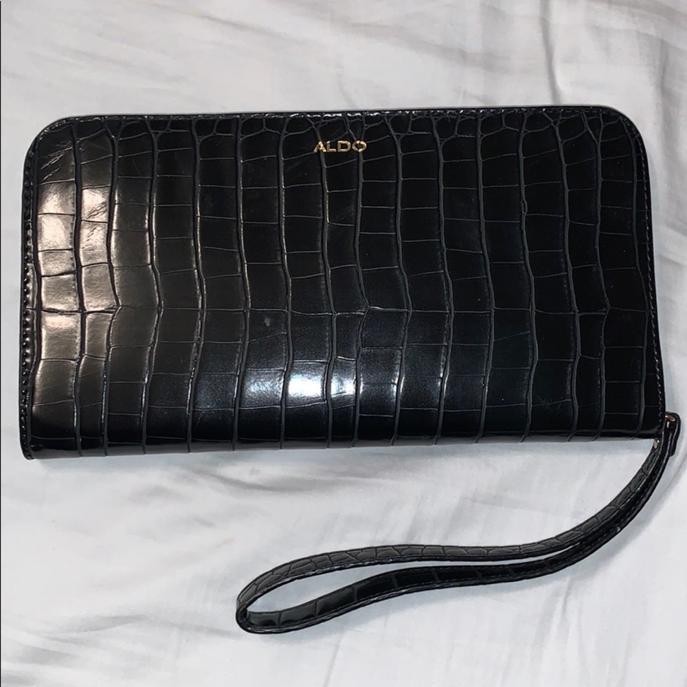 Aldo Crocodile Clutch/Wristlet